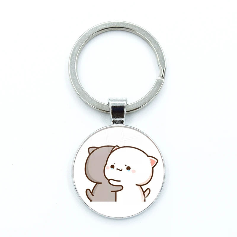 Peach Goma KeyRing