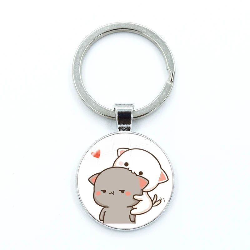 Peach Goma KeyRing