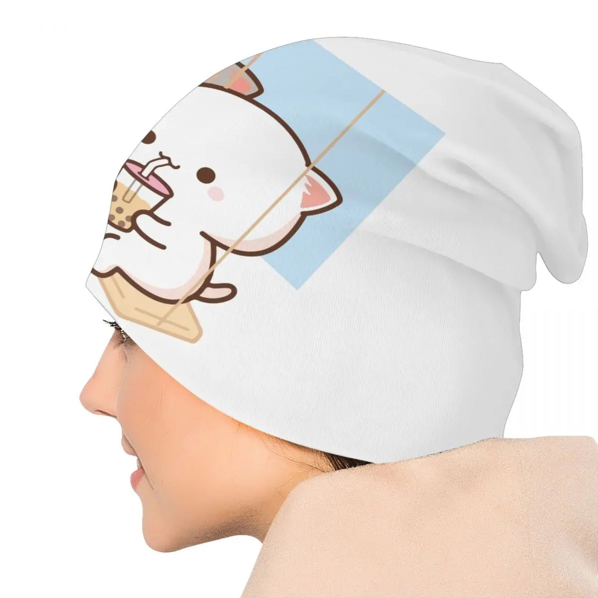 Peach Goma Winter Cap