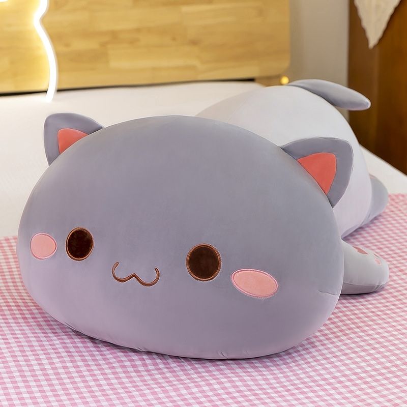 Peach Goma Plushie Pillow
