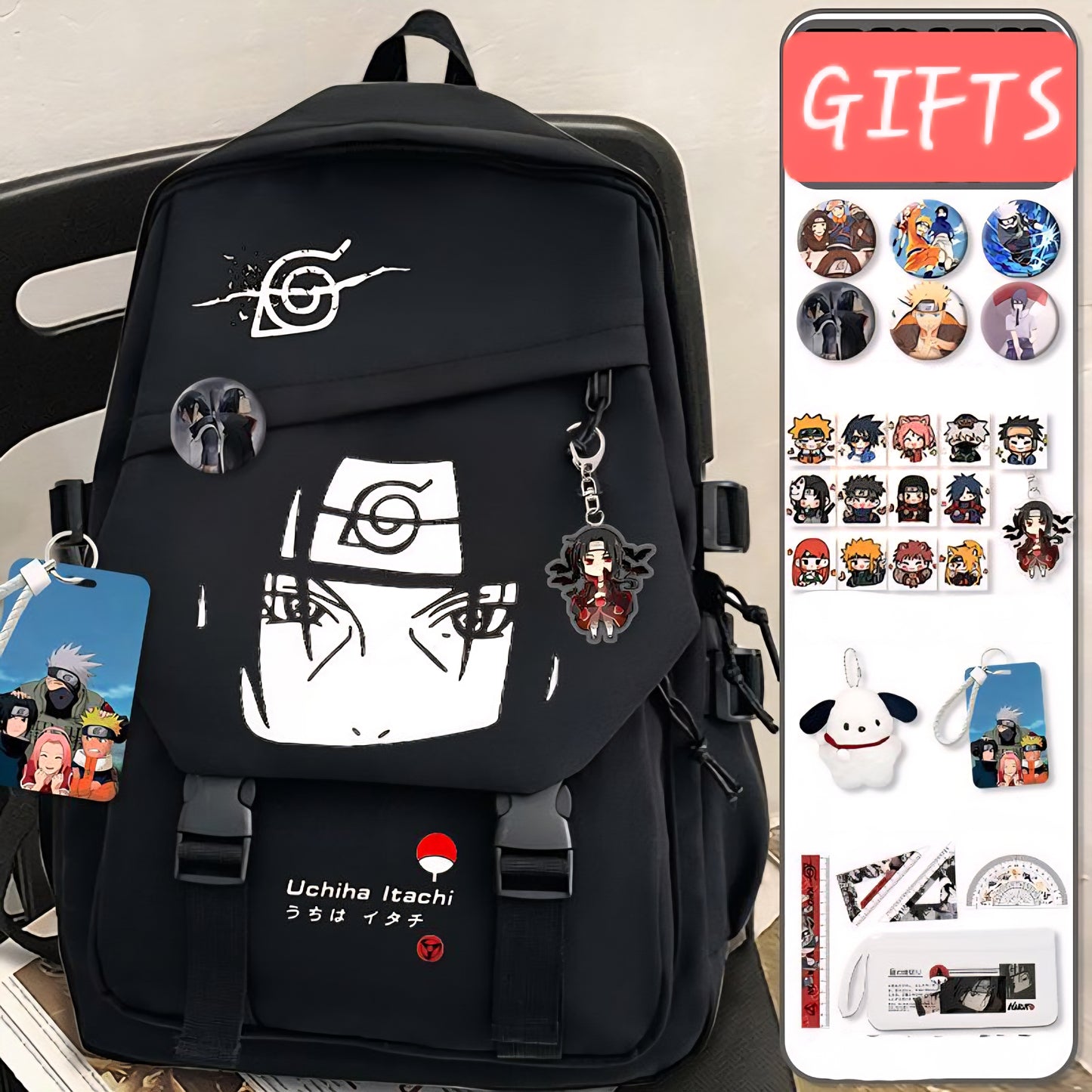 Anime School Backpack + Gifts