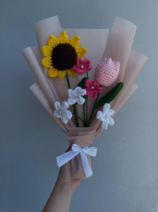 Sunflower & Tulip Bouquet