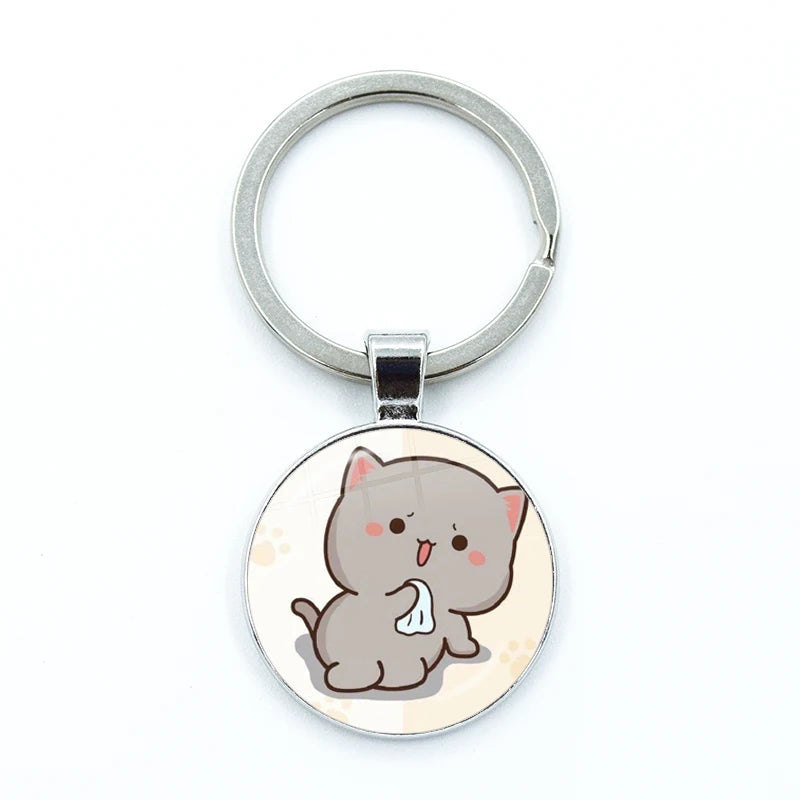 Peach Goma KeyRing