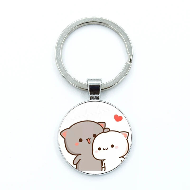 Peach Goma KeyRing