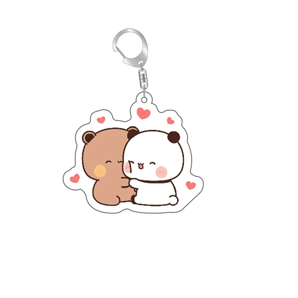 Dudu Bubu - Peach Goma Keychain