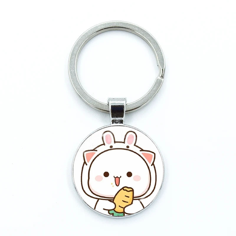 Peach Goma KeyRing