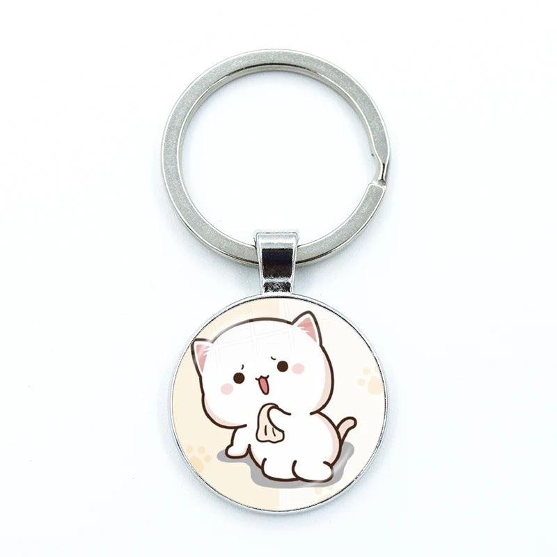 Peach Goma KeyRing