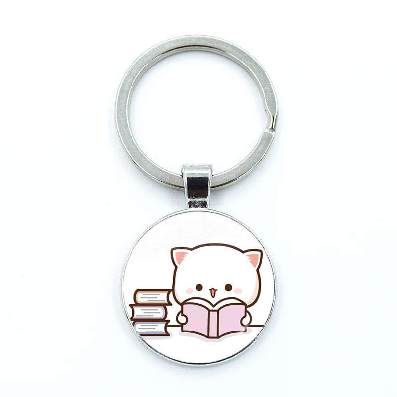 Peach Goma KeyRing