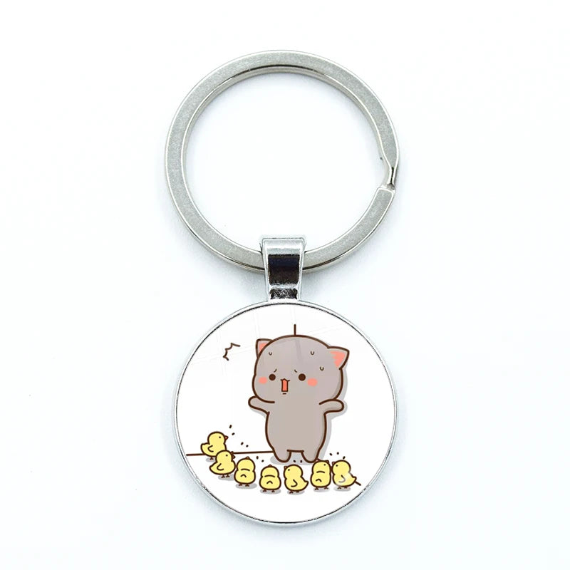 Peach Goma KeyRing