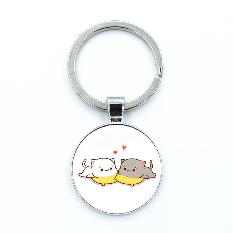 Peach Goma KeyRing