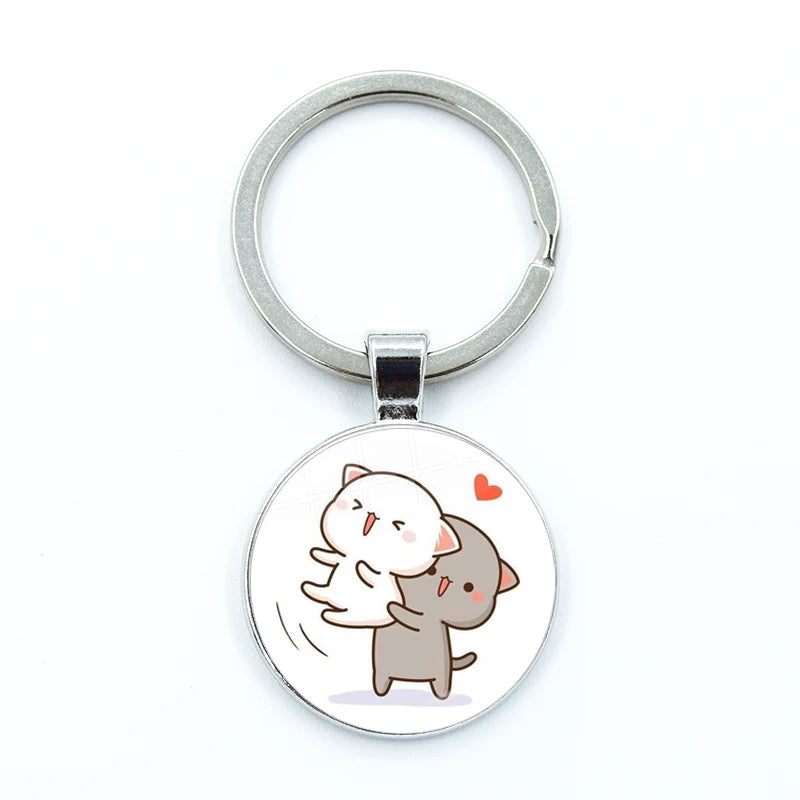 Peach Goma KeyRing