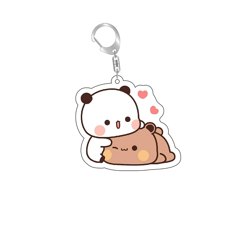 Dudu Bubu - Peach Goma Keychain