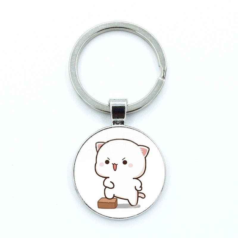 Peach Goma KeyRing
