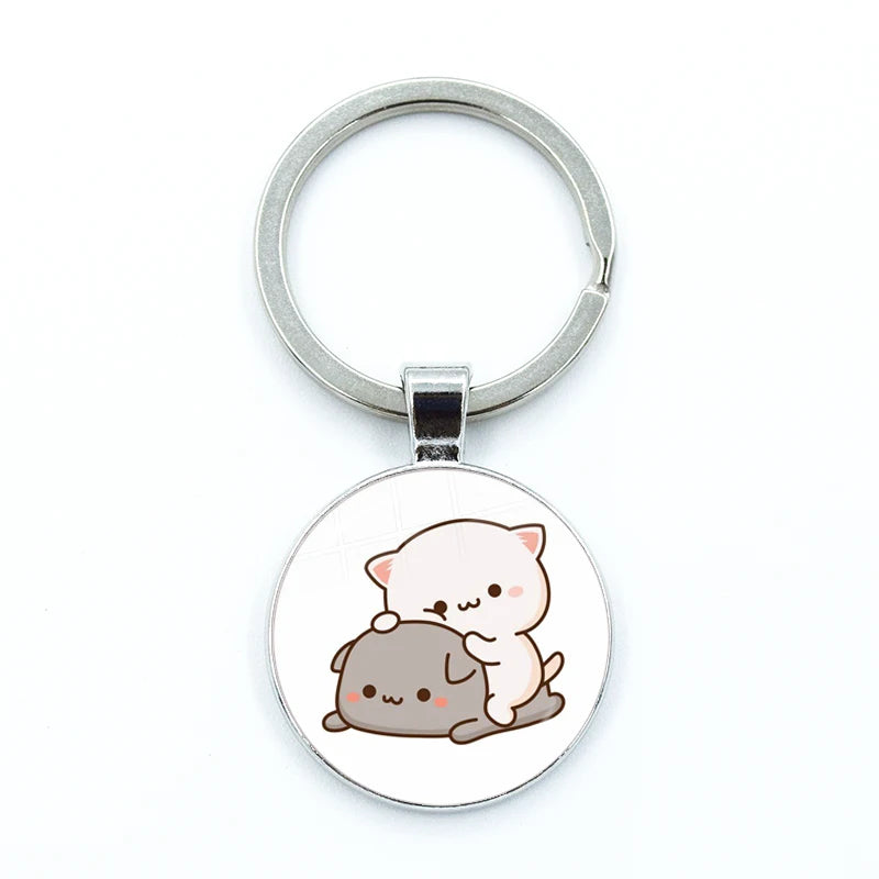 Peach Goma KeyRing