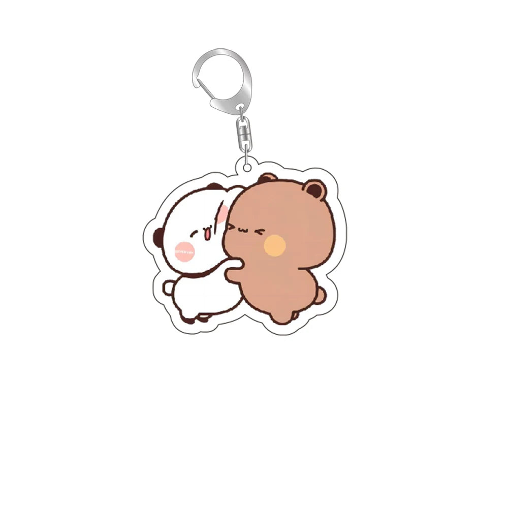 Dudu Bubu - Peach Goma Keychain