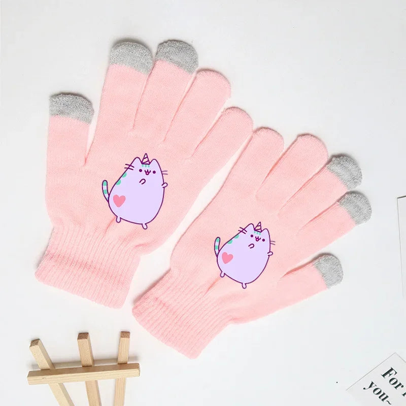 Brown Cat Gloves