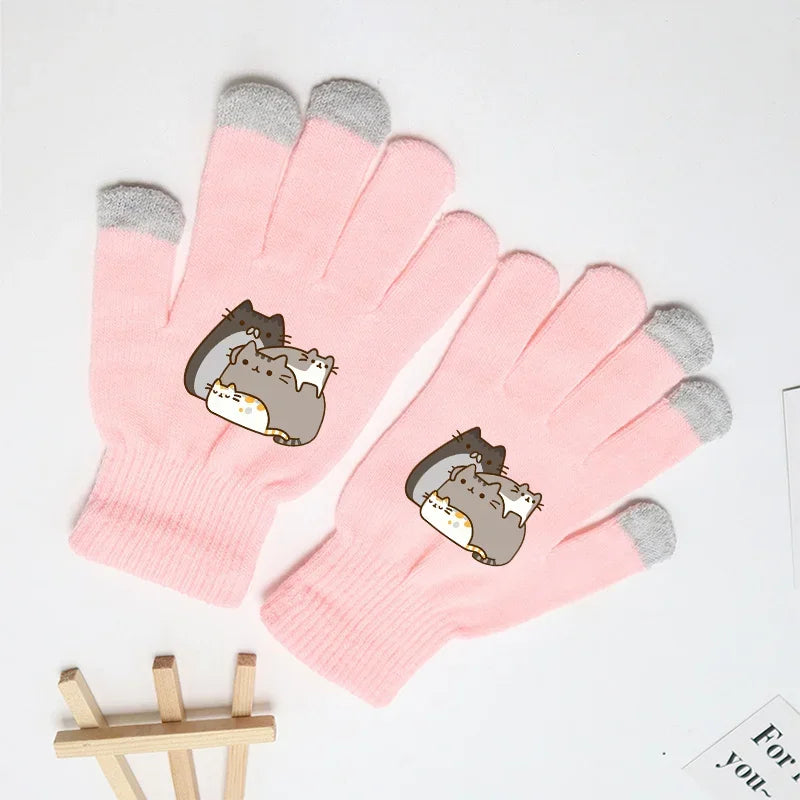 Brown Cat Gloves