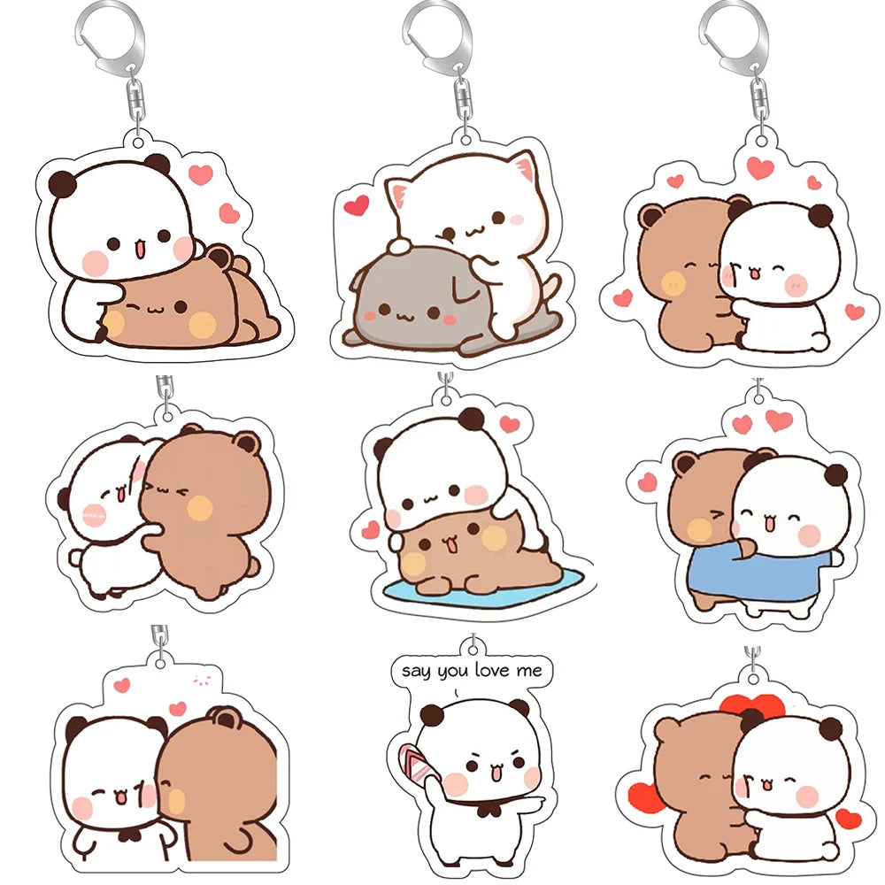 Dudu Bubu - Peach Goma Keychain