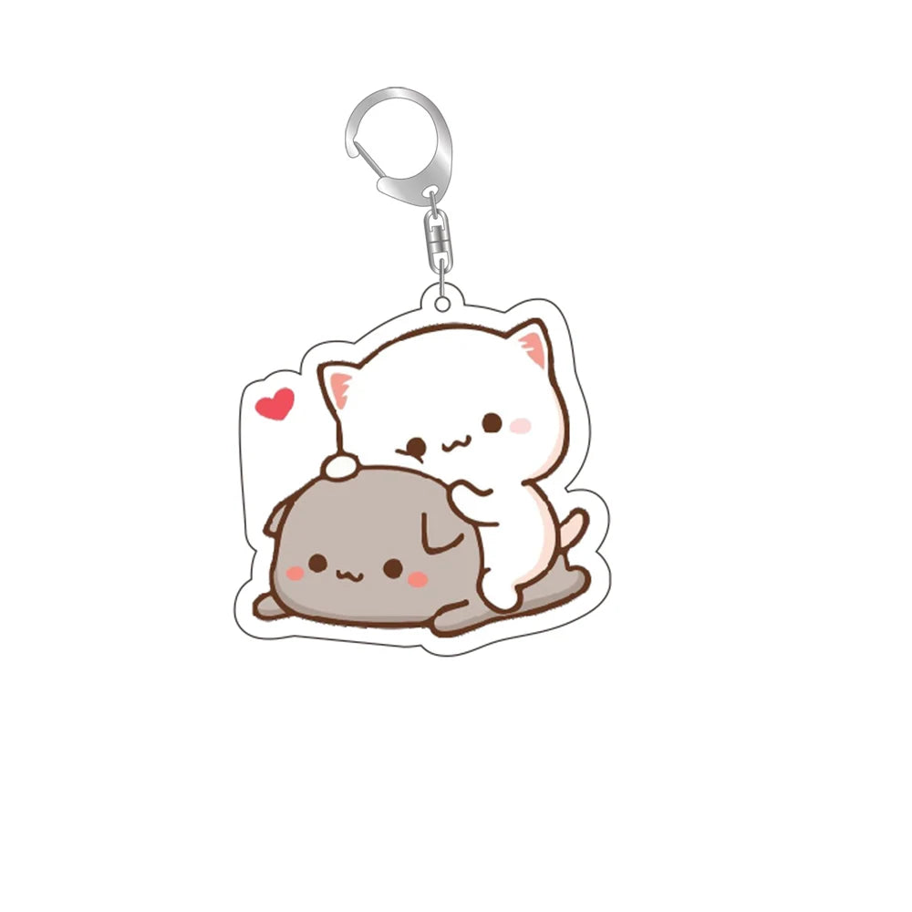 Dudu Bubu - Peach Goma Keychain