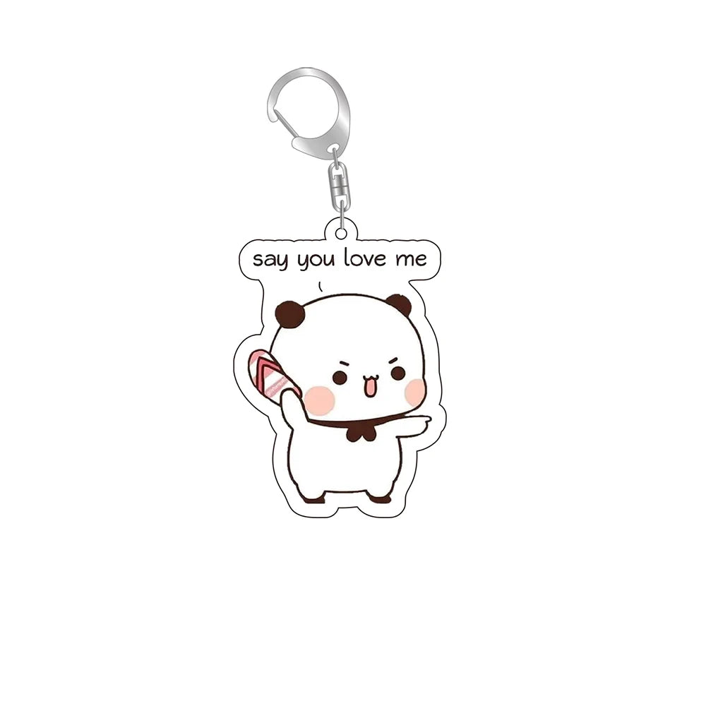 Dudu Bubu - Peach Goma Keychain