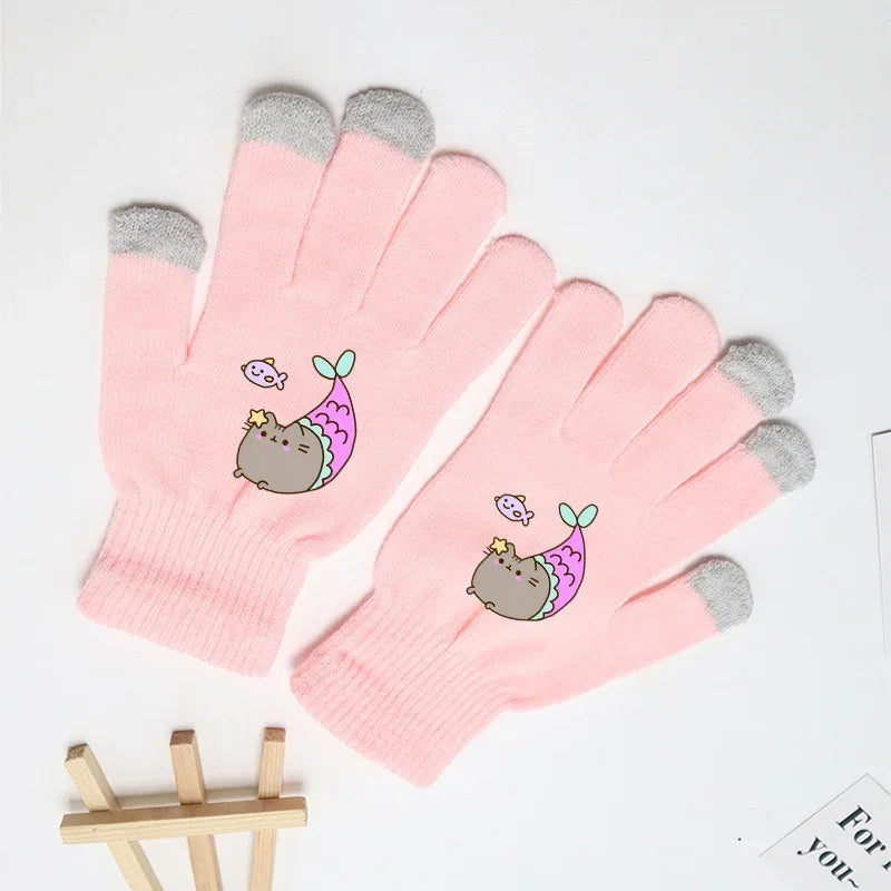 Brown Cat Gloves