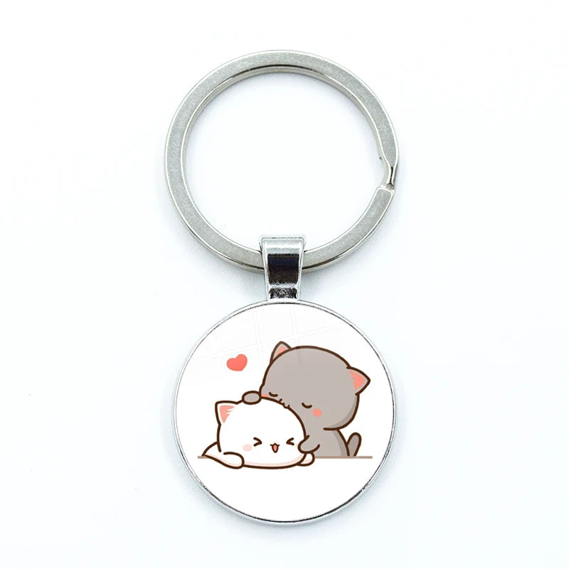 Peach Goma KeyRing