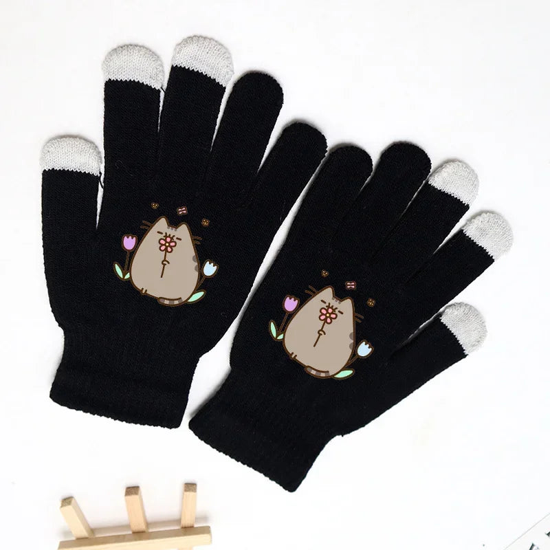 Brown Cat Gloves