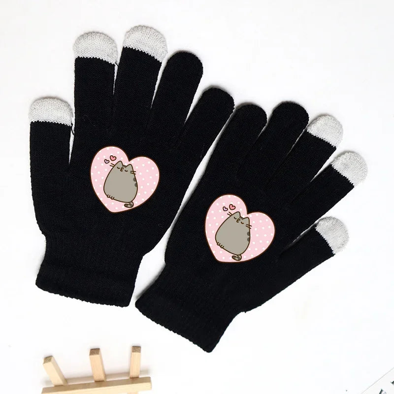 Brown Cat Gloves