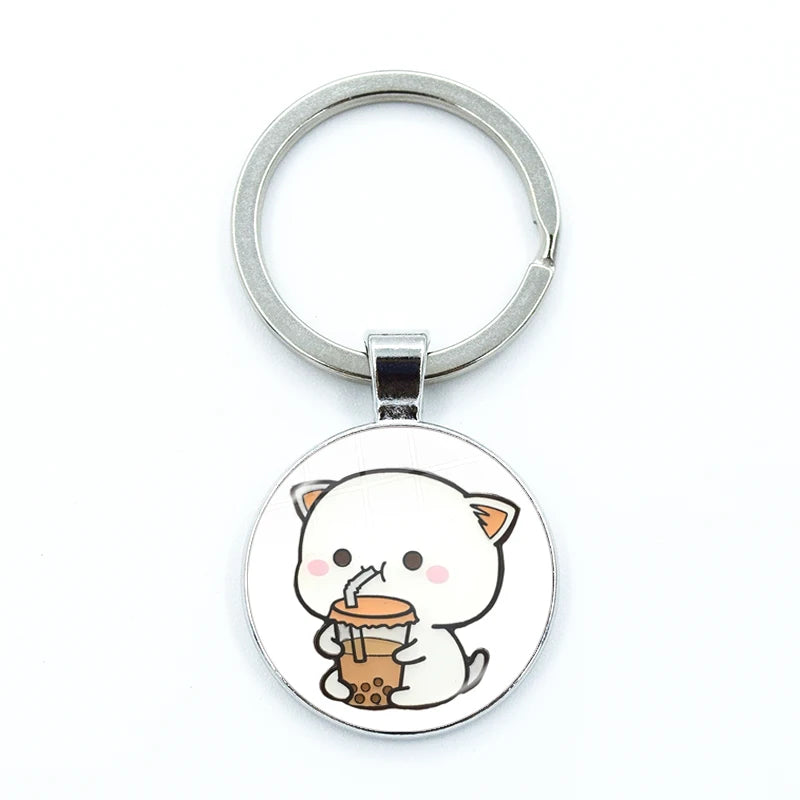 Peach Goma KeyRing
