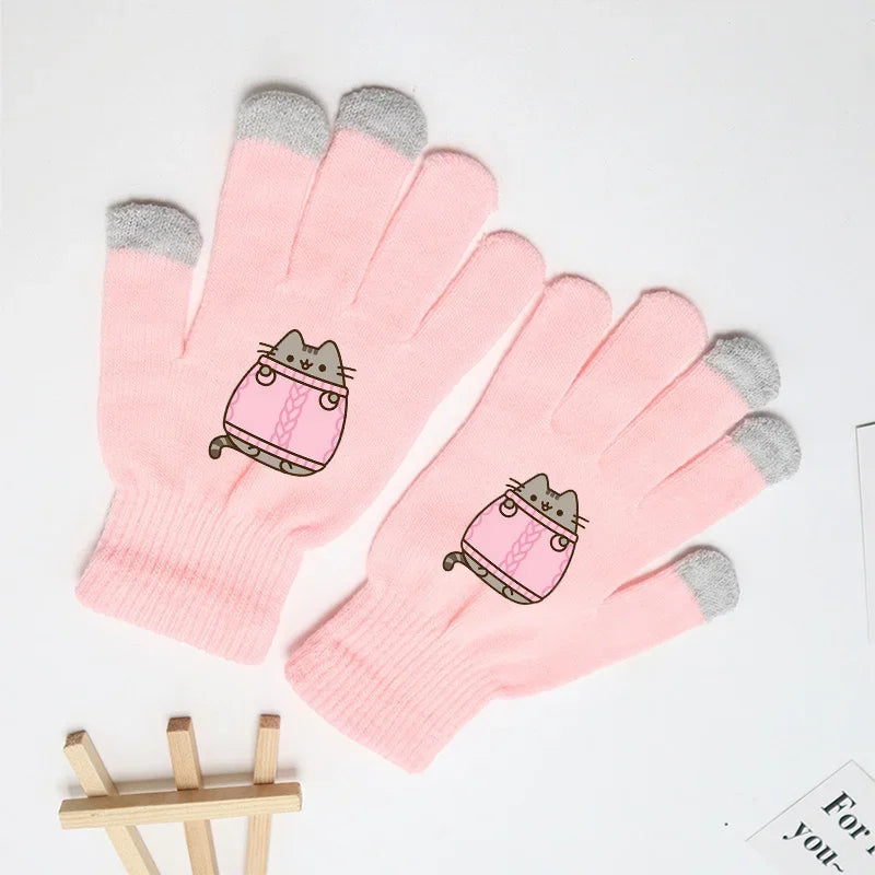 Brown Cat Gloves