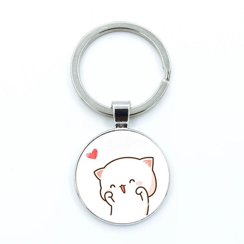 Peach Goma KeyRing