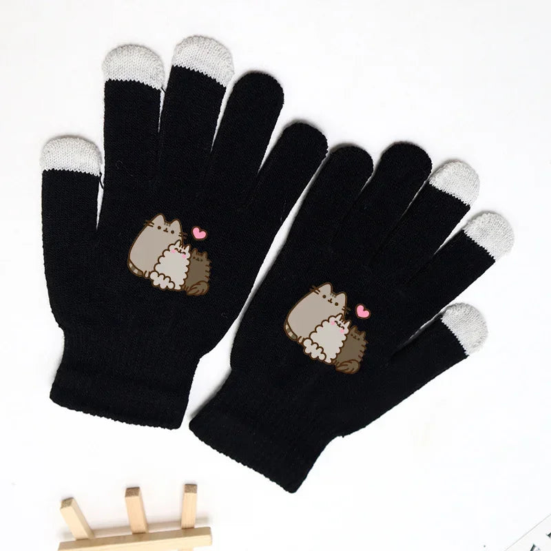 Brown Cat Gloves