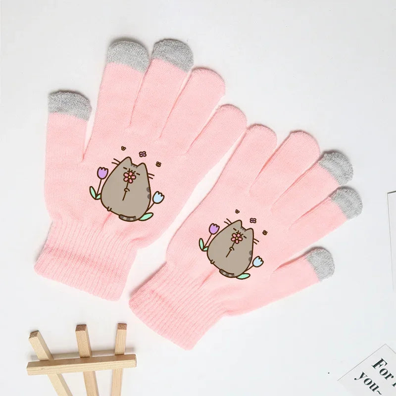 Brown Cat Gloves