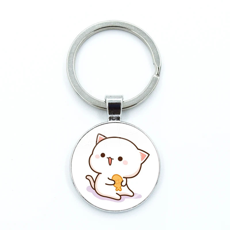 Peach Goma KeyRing