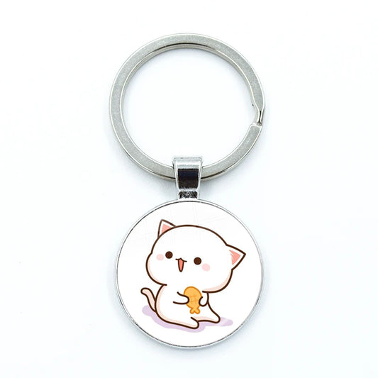 Peach Goma KeyRing