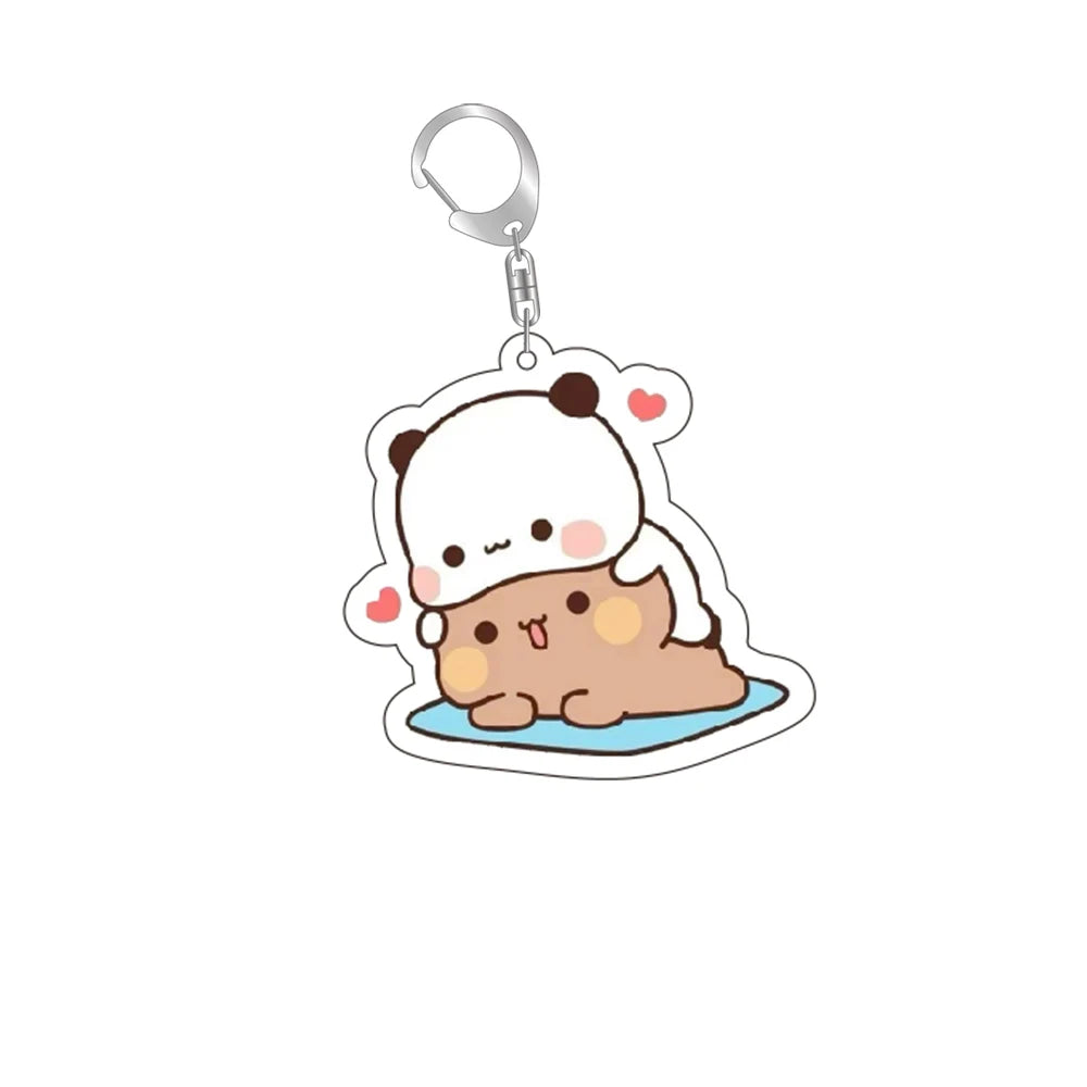 Dudu Bubu - Peach Goma Keychain
