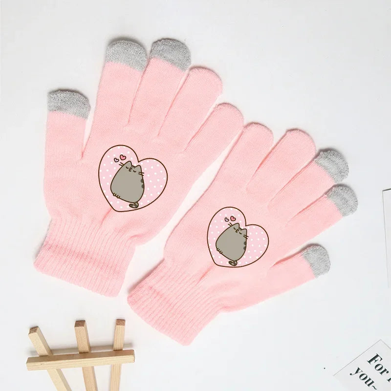 Brown Cat Gloves