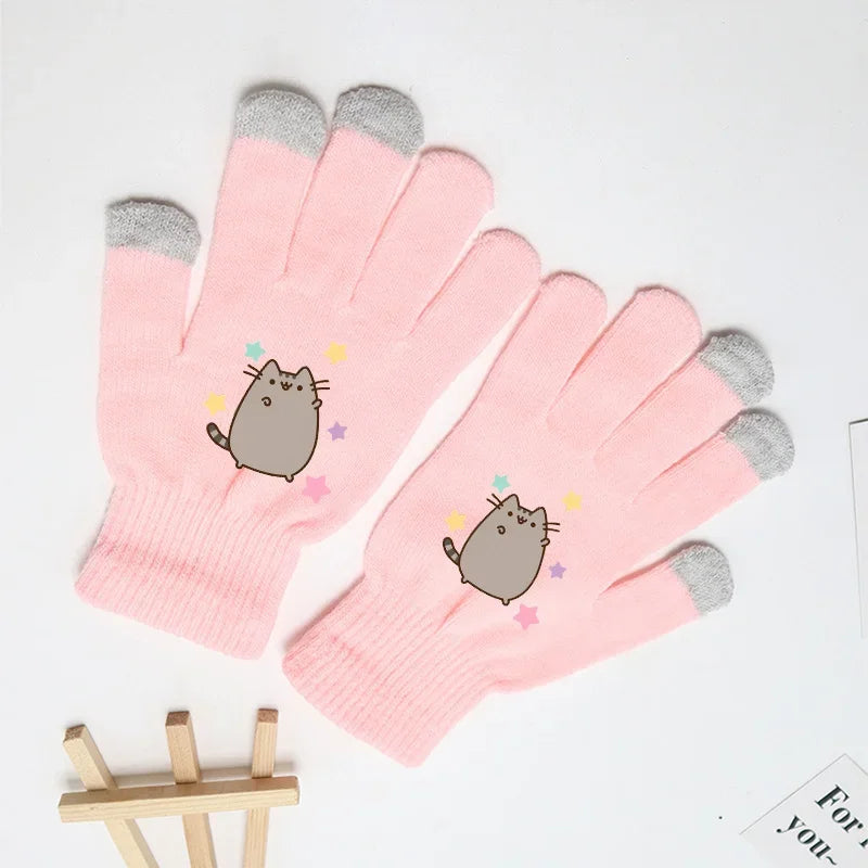 Brown Cat Gloves