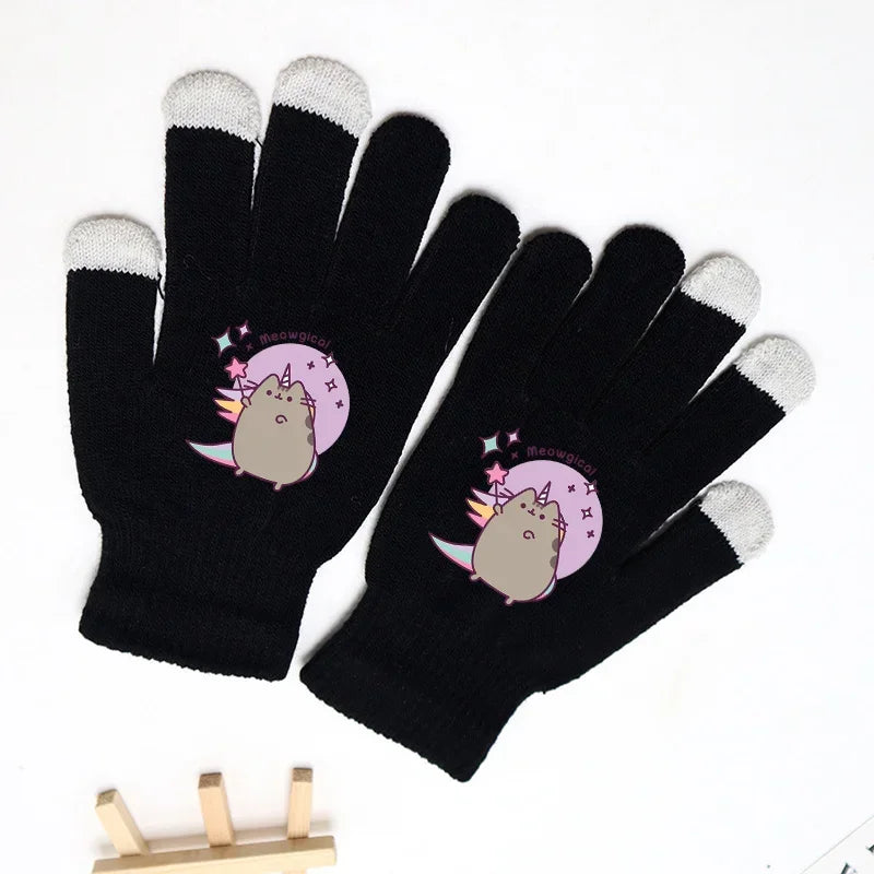 Brown Cat Gloves