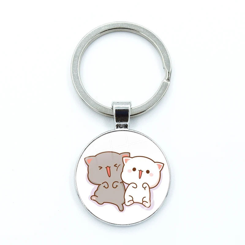 Peach Goma KeyRing