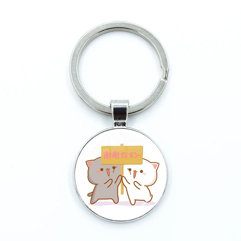 Peach Goma KeyRing