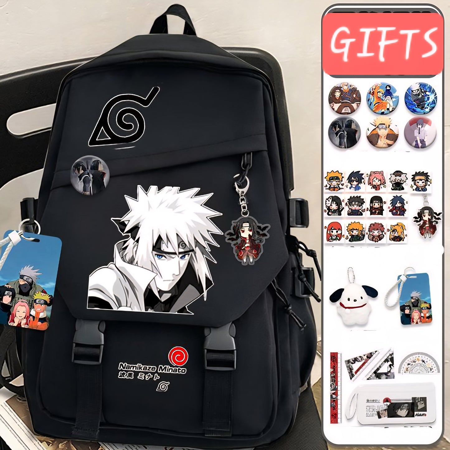 Anime School Backpack + Gifts