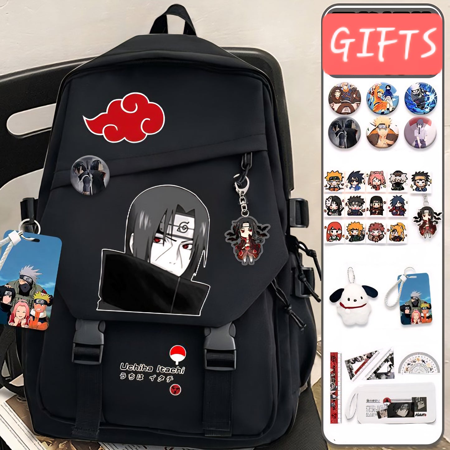 Anime School Backpack + Gifts