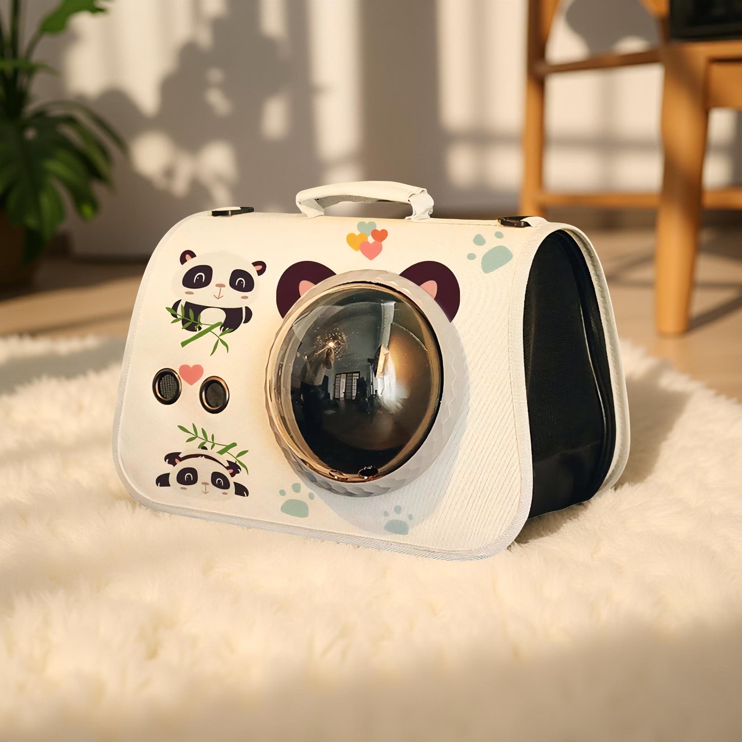 Pet Carrier Handbag with Bubble Window