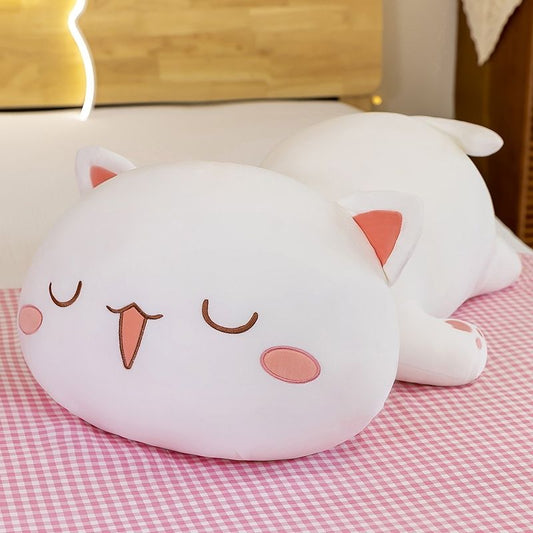 Peach Goma Plushie Pillow