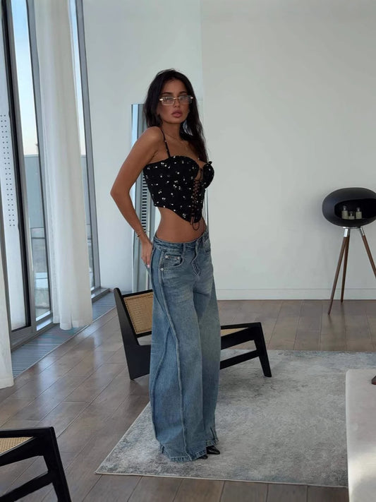 Wide-Leg Jeans